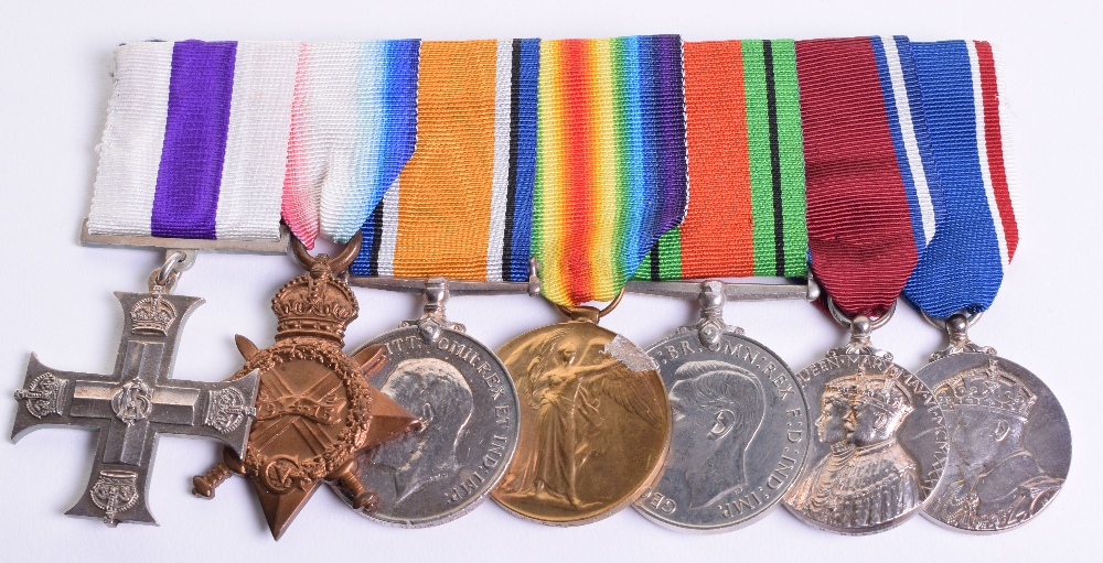 Great War Military Cross Group of Seven, Major Charles Henry Hudson Seaforth Highlanders, grouping