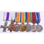 Great War Military Cross Group of Seven, Major Charles Henry Hudson Seaforth Highlanders, grouping