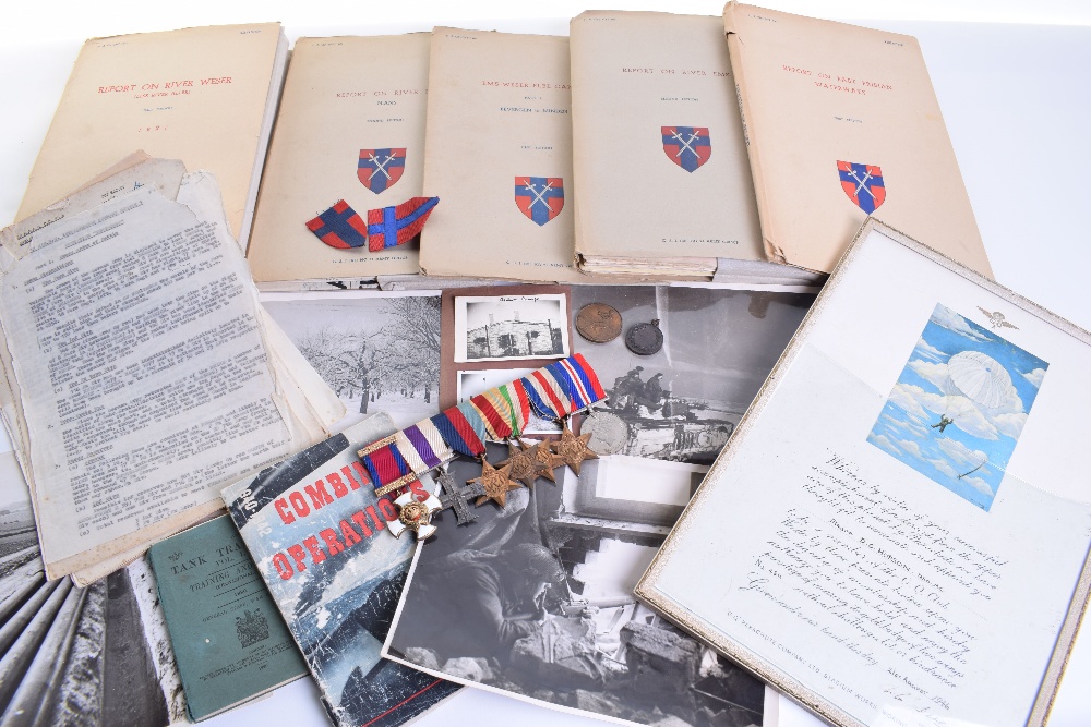 WW2 Gallantry Medal and Extensive Document Grouping of Major D C Hopson Royal Armoured Corps