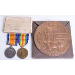 Great War Medal Pair Seaforth Highlanders, consisting of British War medal and Allied Victory medals