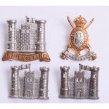 Victorian / Edwardian 6th (Inniskilling) Dragoons Cap & Collar Badge Set being other ranks