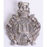 Victorian Kings Own Scottish Borderers Glengarry Badge Circa 1881-84, being the early type without