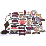 Selection of Various Items of Cloth Insignia, consisting of cloth shoulder titles, trade badges, RAF