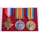 Great War 1914-15 Star Medal Trio Duke of Cornwall’s Light Infantry, the medals were awarded to “