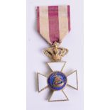 Spanish Royal Military Order of Saint Hermenegildo, with perfect undamaged enamel to the obverse and