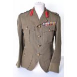 Historically and Regimentally Important WW2 Service Dress Tunic Attributed to Colonel Leslie