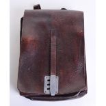 Luftwaffe Herman Goering Division Marked Officers Map Case, in brown leather, complete with