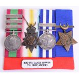 Afghanistan / Egypt Campaign Medal Group of Four, 72nd (Seaforth) Highlanders, grouping consists