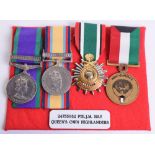 Gulf War Campaign Medal Group of Four, Queens Own Highlanders, group consists of General Service