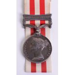 Indian Mutiny Medal 1857-59 Single Clasp Defence of Lucknow, 78th Highlanders, Seriously Wounded