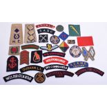 Selection of Cloth Insignia consisting of embroidered Military Police Traffic Control formation