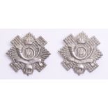 6th Battalion Highland Light Infantry Cap Badge with South Africa 1900-02 in lower scroll. Two lug