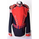 Imperial German 1st Wurttemberg Uhlan Regiment No19 Ulanka, dark navy blue cloth plastron front