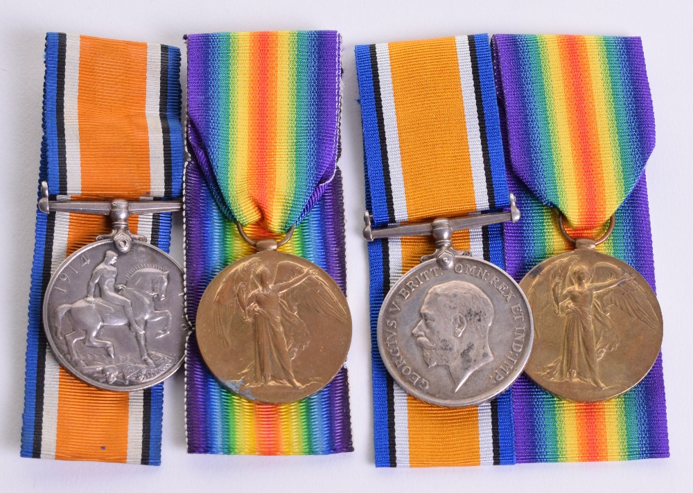 Great War Campaign Medal Pair Seaforth Highlanders, group consisting of British War and Victory