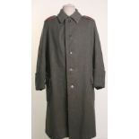 Imperial German Great Coat which has been converted for use in the Weimar republic. The coat is of