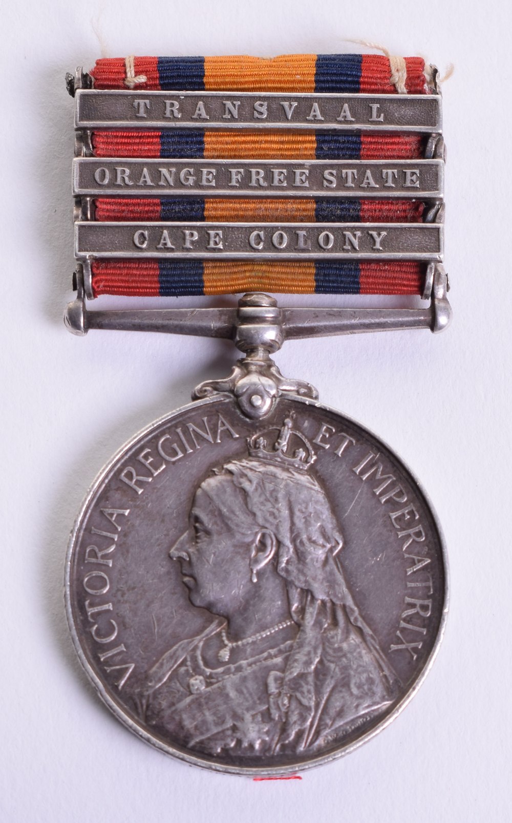 Queens South Africa Medal 1899-1902 Three Clasps, Seaforth Highlanders Mounted Infantry, medal has