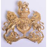 Victorian Governors and Inspectors of Military Prisons Helmet Plate, gilt metal helmet plate in