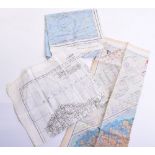 Three Royal Air Force Silk Escape Maps, including a 1945 dated example of the Far East covering