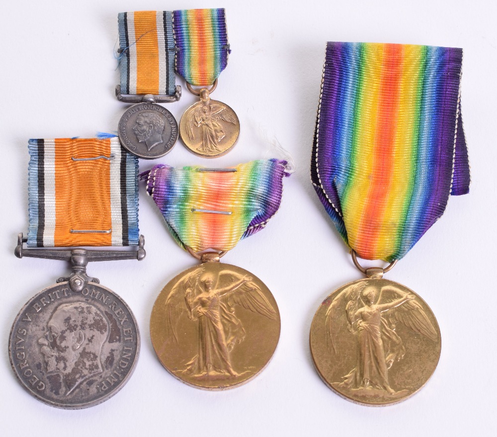 Great War Medal Pair Wiltshire Regiment, group consists of British War medal and Allied Victory
