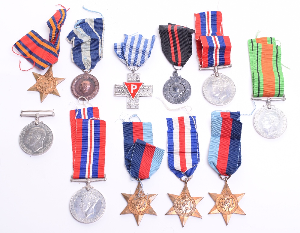 Selection of WW2 British Campaign Medals and Foreign Decorations, consisting of two 1939-45 stars,