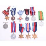 Selection of WW2 British Campaign Medals and Foreign Decorations, consisting of two 1939-45 stars,