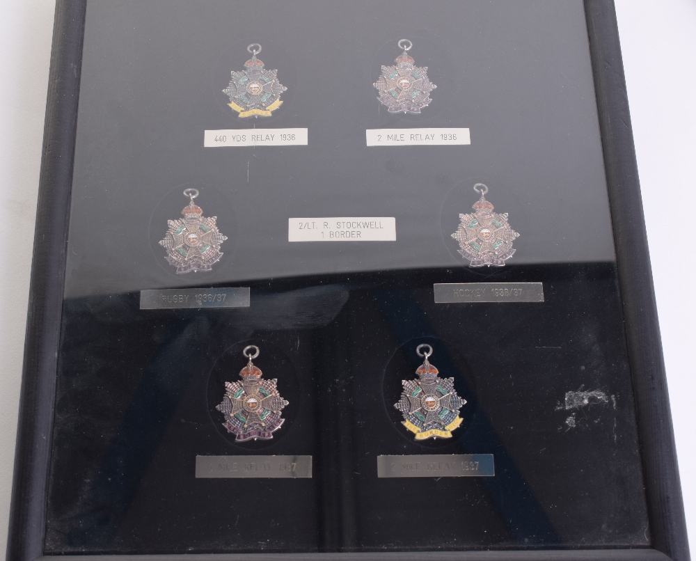 Silver Regimental Sports Medals Awarded to Lieutenant Colonel Stockwell Border Regiment, six - Image 2 of 3