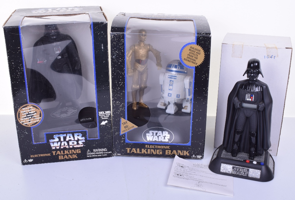 Star Wars Darth Vader Electronic Talking Bank (money box), housed in the original window box.