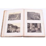 Victorian Photograph Album, excellent plate quality images from across the UK, Particularly good
