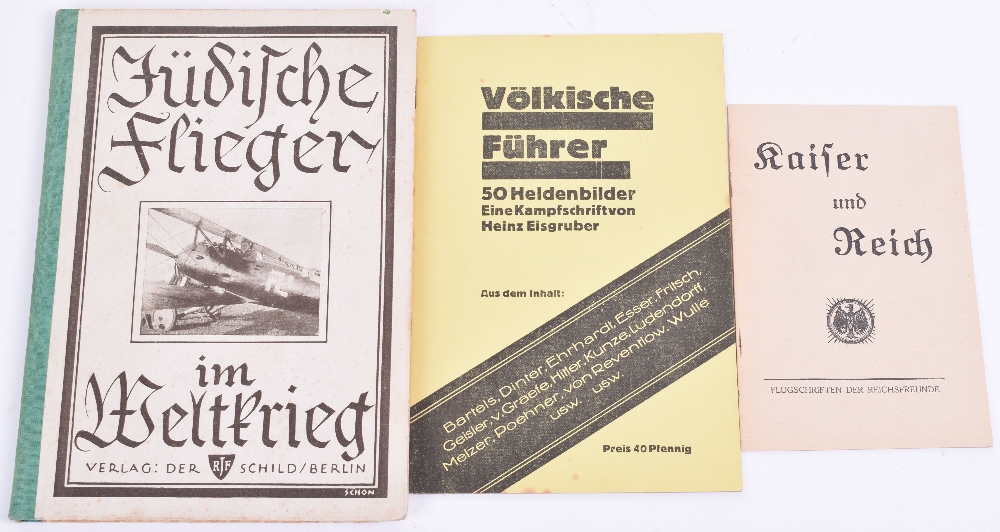 Judische Flieger im Weltkrieg, Theilhaber, 1924. Rare original example of a book designed to