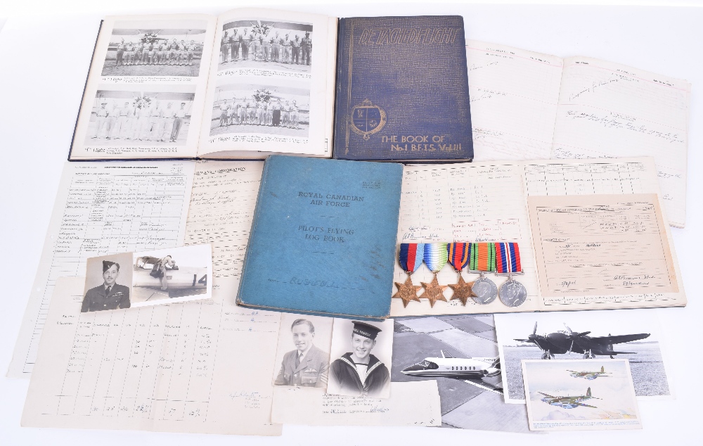 Royal Canadian Air Pilots Log Books of Leonard Rushen, Mosquito and Beaufighter Pilot 1941-1946,