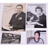 Selection of Signatures of Writers, consisting of signed private photograph of Ruth Rendell (1930-