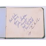 Boxing Autographs Circa 1952, Autograph book containing a number of boxers autographs, Jack Gardner,