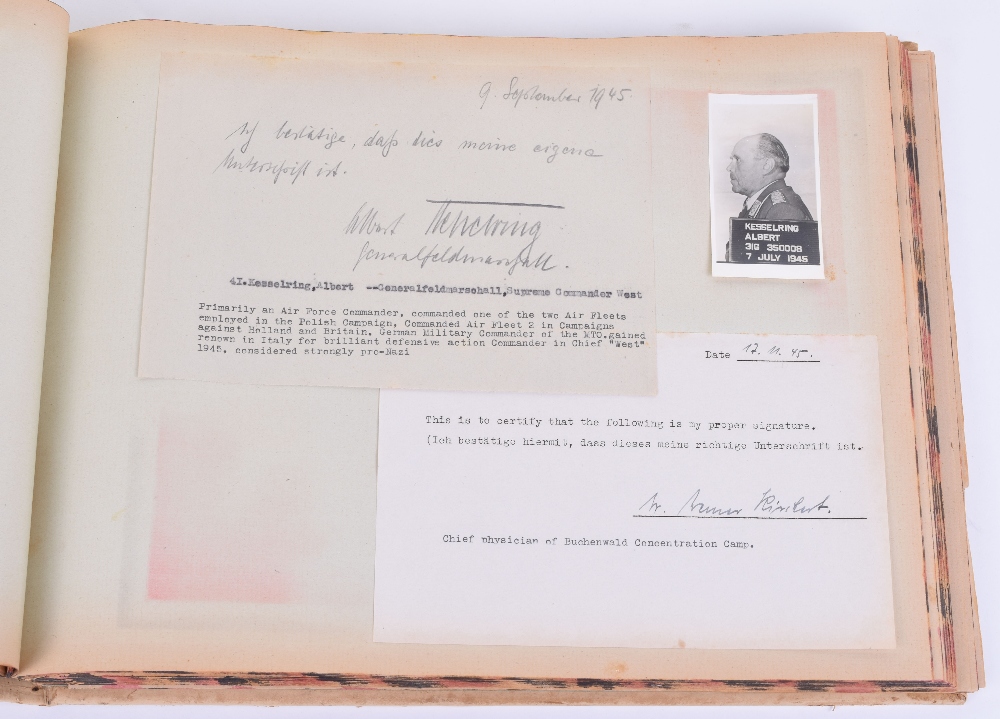 Historically Important Archive of Signatures and Photographs of Nuremberg War Trials Interest, - Image 11 of 24