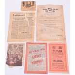 WW2 Propaganda Leaflets, interesting propaganda leaflet dropped by the German Luftwaffe regarding