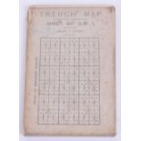 Great War Trench Map, being sheet 36c S.W.1 scale 1:10,000. Linen backed example. Trenches corrected
