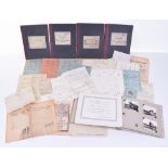 WW2 RAF Technicians Note Books, Photographs, Documents of LAC Herbert Tucker, Large collection of