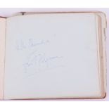 Autograph Book Containing Signatures of Movie Stars and Sports Stars, including Errol Flynn, Joe