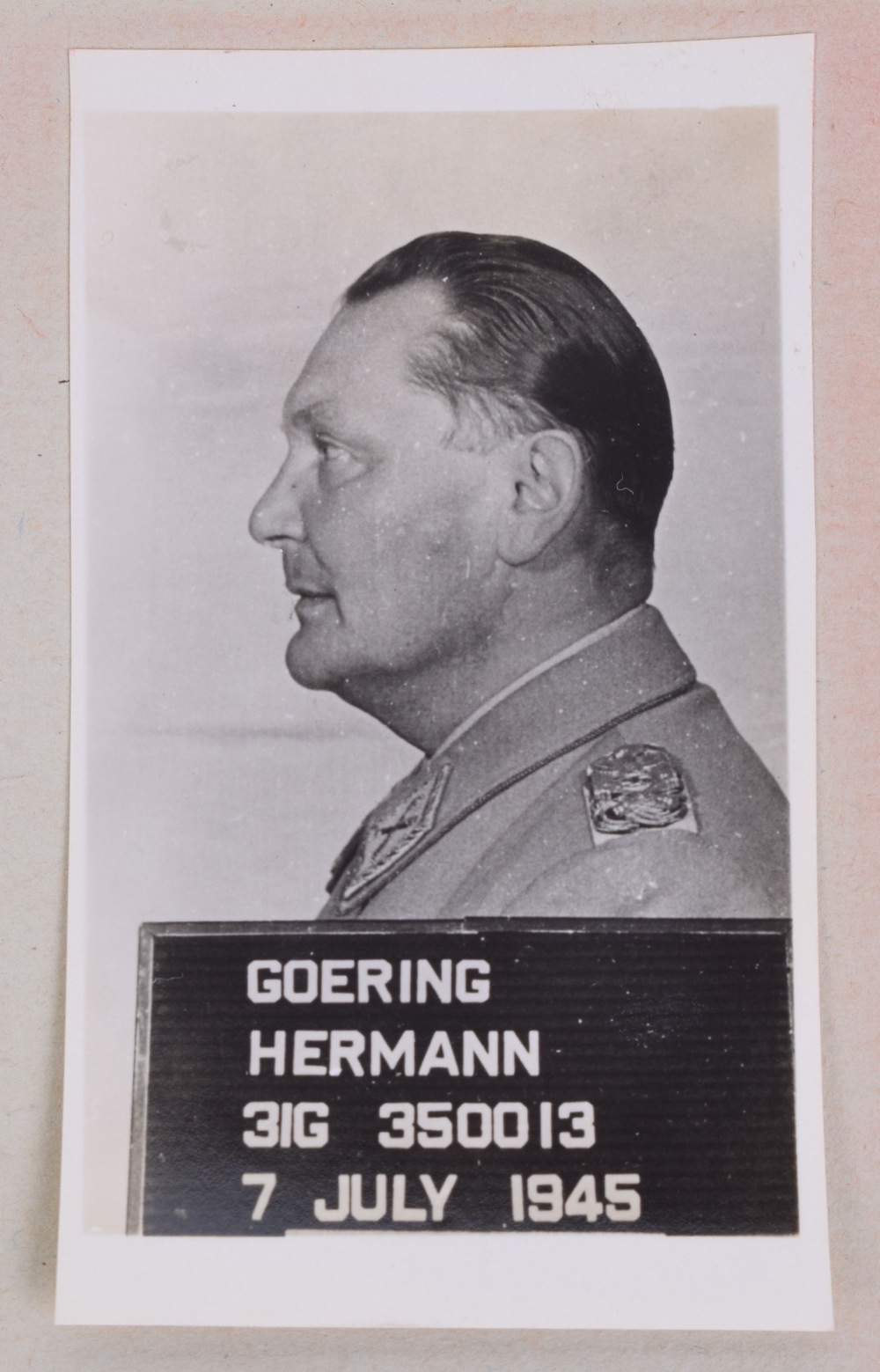 Historically Important Archive of Signatures and Photographs of Nuremberg War Trials Interest,
