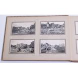 Photograph Album Showing Great War Destruction, interesting personal snap shot photograph album