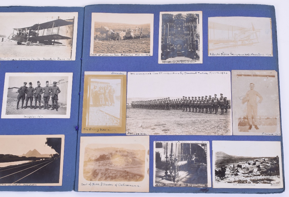 Royal Air Force 1920’s Middle East Photograph Album, snapshot photograph album compiled by a - Image 3 of 6