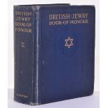 Original Copy of Jewry Book of Honour, REV M.ADLER 1922, Vast amount of information, 4pp.,