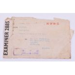 Interesting Envelope Sent From Fukuoka Prisoner of War Camp, the envelope has printed details of the