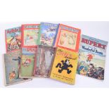 Quantity Of Children’s Annuals, Mary Tourtel two Rupert The Bear Annuals, Rupert and the Wonderful