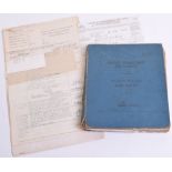 WW2 Royal Canadian Air Force Flying Logbook of F/O Cyril Haigh, the album commences in 1942 and