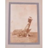 WW1 Photograph Album with Royal Flying Corps Interest, small snap shot photograph album containing