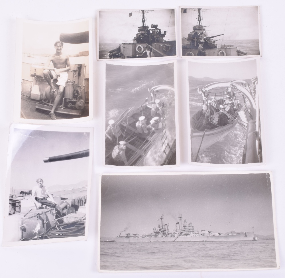 HMS Ganges Visit to Japan, Shanghai C.1946, Collection of loose photographs, postcards tickets - Image 2 of 5