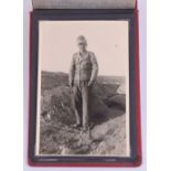 WW2 German Deutsches Afrika Korps (D.A.K) Photograph Album, small album comprising of black and