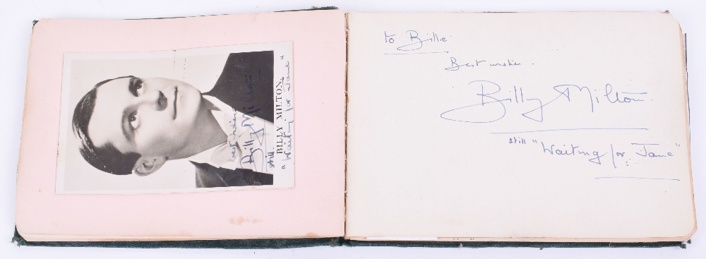 RAF Scampton Autograph Book, containing signatures of various personalities and band that visited - Image 12 of 12