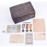 WW1 Royal Navy Medal Group of Battle of Jutland Interest, group consists of 1914-15 star trio