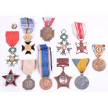 Selection of Foreign Awards, consisting of Belgium Leopold II 1865-1909 Veterans cross, Belgium